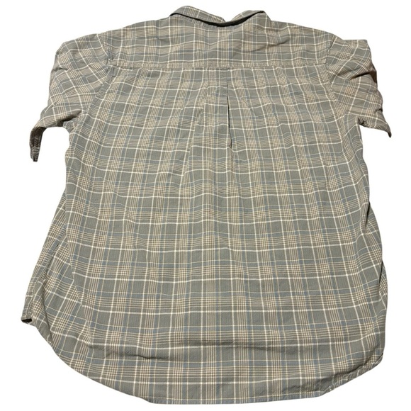 Timberland Men's Blue Plaid Button Down Shirt - Picture 2 of 4